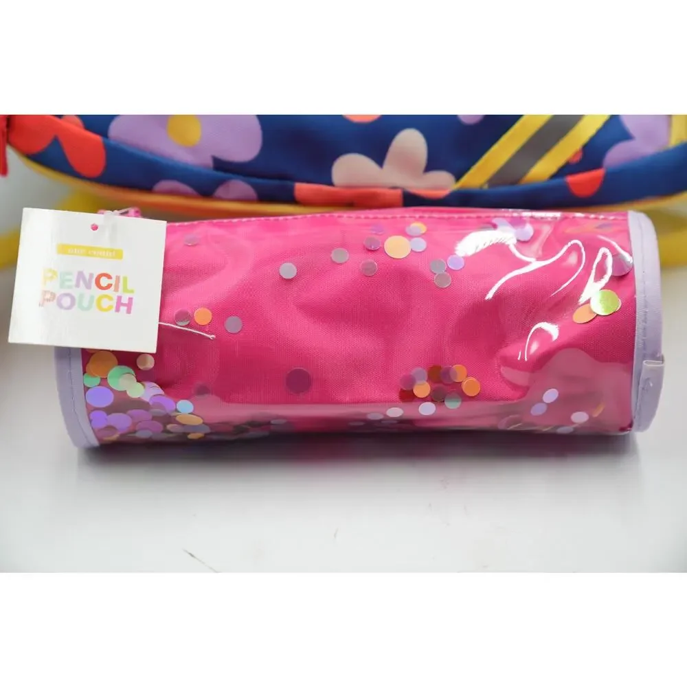 Cat & Jack Floral‎ Backpack Bundle w/ Embark Lunch Bag, Toys & Supplies NEW